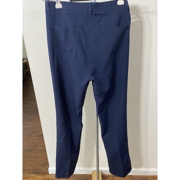 SB Performance Warm Up Jogging Pants Large Moisture Wicking Stretch Navy - Picture 4 of 10